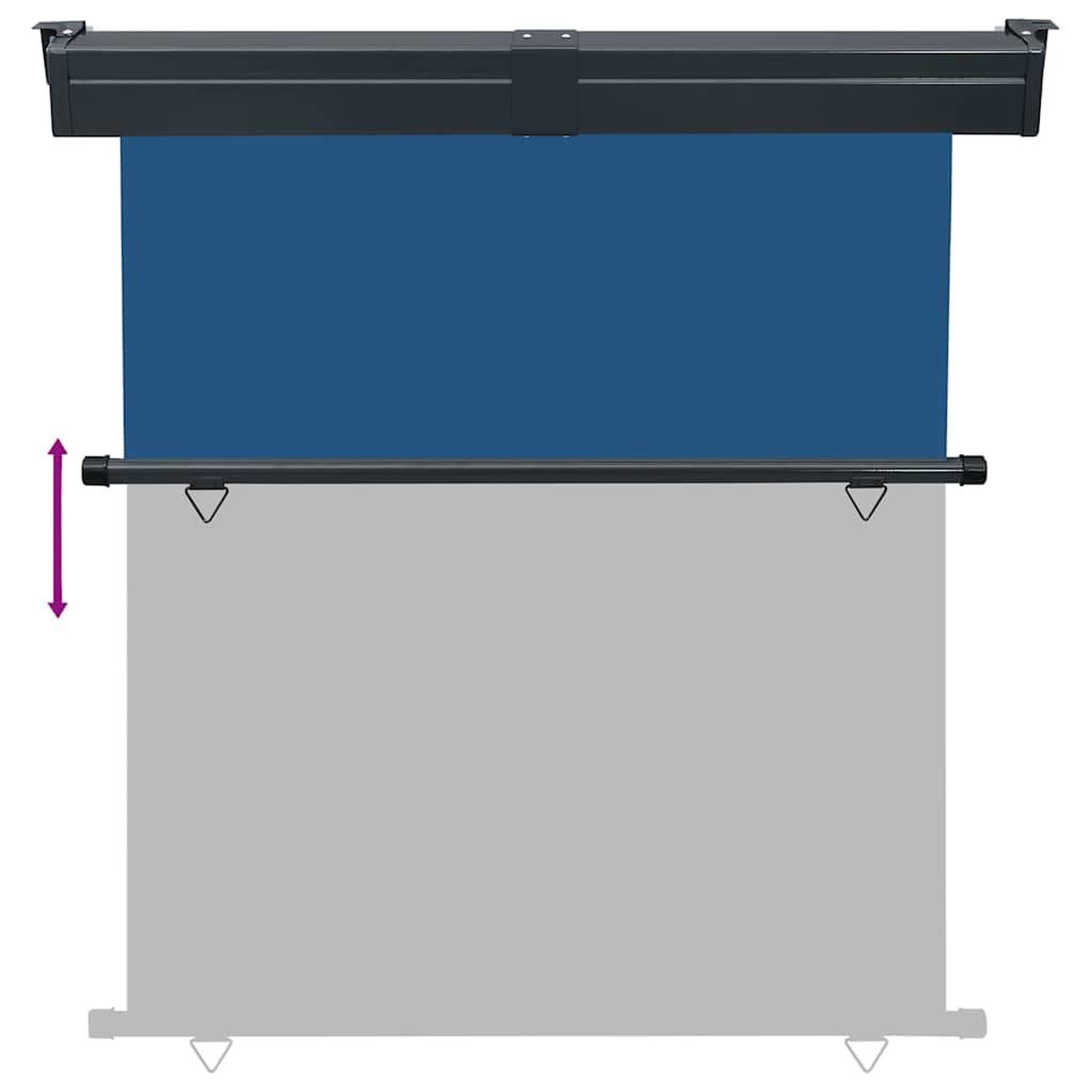 Voir la diapositive 5 : VIDAXL Auvent lateral de balcon 165x250 cm Bleu