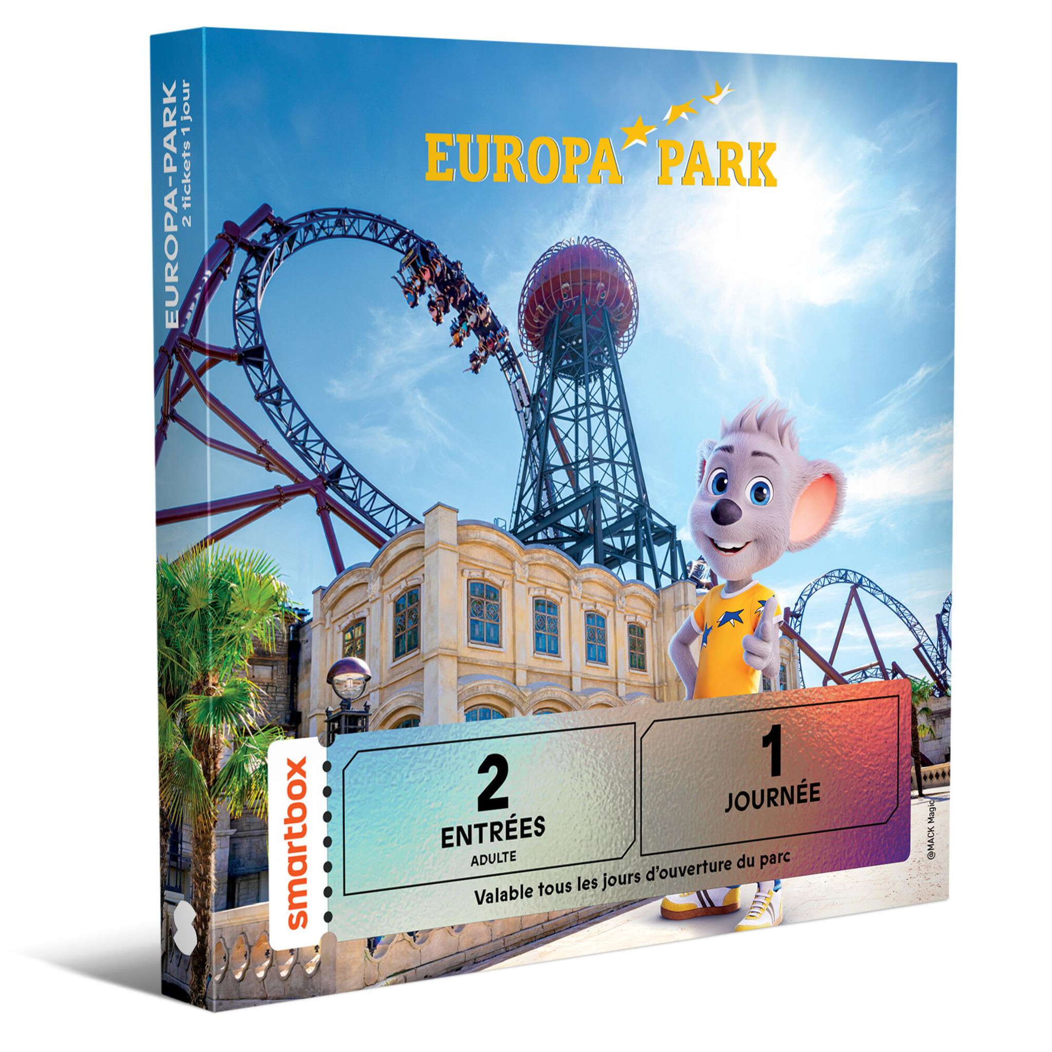Smartbox Europa Park - 2 tickets 1 jour - Coffret Cadeau Multi-thèmes