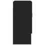 Voir la diapositive 6 : VIDAXL Armoire murale Noir 60x31x70 cm Bois d ingénierie