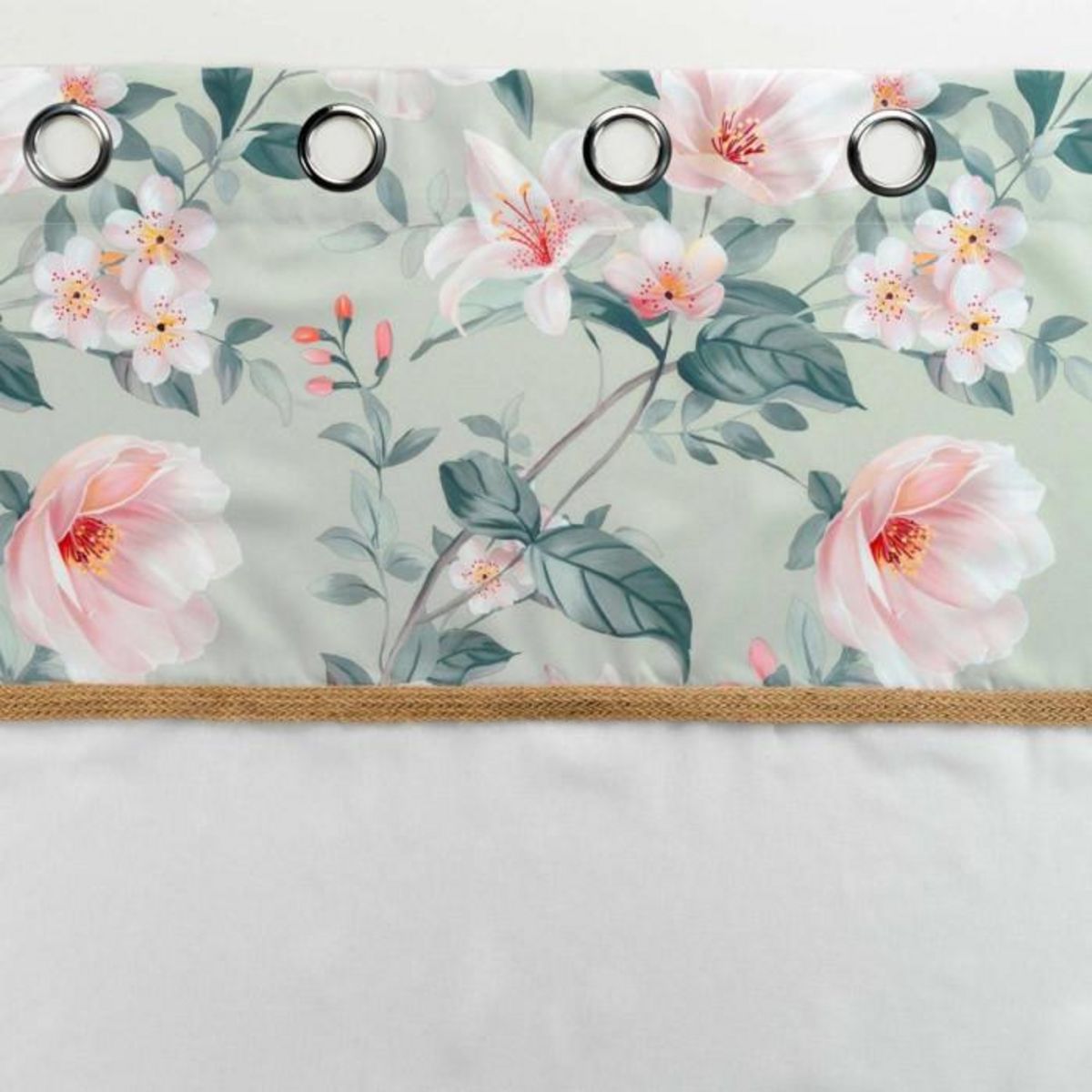 Paris Prix Rideau Voilage à Œillets  Alissia  140x280cm Menthe