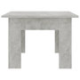Voir la diapositive 5 : VIDAXL Table basse Gris béton 100x60x42 cm Bois d'ingénierie
