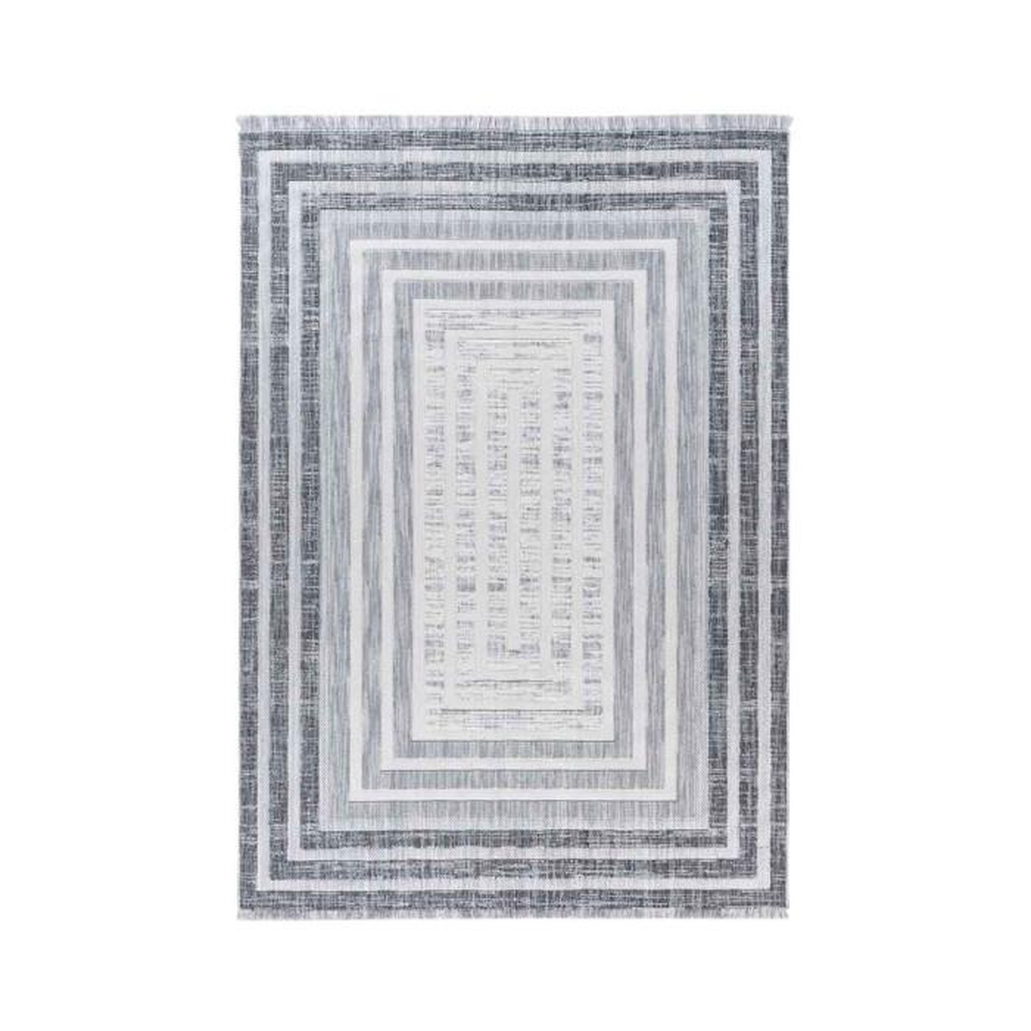 Paris Prix Tapis Tissé Géométrique  Sarai  Gris. Coloris disponibles : Gris