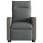 Voir la diapositive 4 : VIDAXL Fauteuil inclinable Gris fonce Tissu