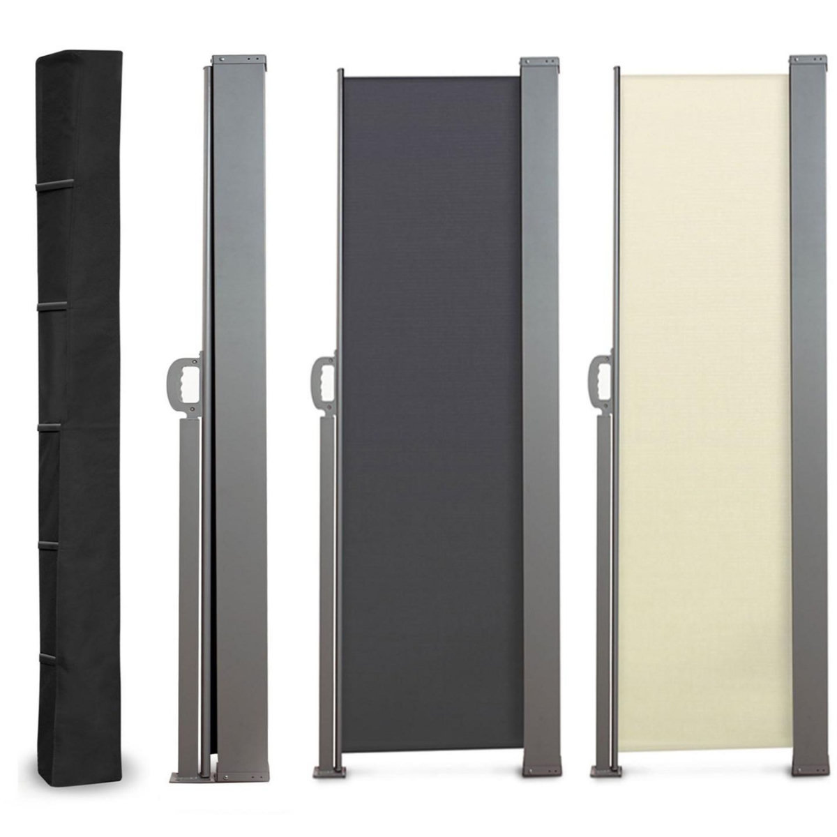 ID MARKET Housse de protection pour paravent extérieur H.200 CM