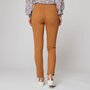 INEXTENSO Pantalon skinny 7/8 eme beige camel femme