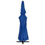 Voir la diapositive 3 : VIDAXL Parasol de jardin avec mat en aluminium 500 cm bleu azure