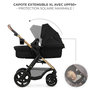 Voir la diapositive 2 : KINDERKRAFT Poussette trio moov 2 pratique et confortable