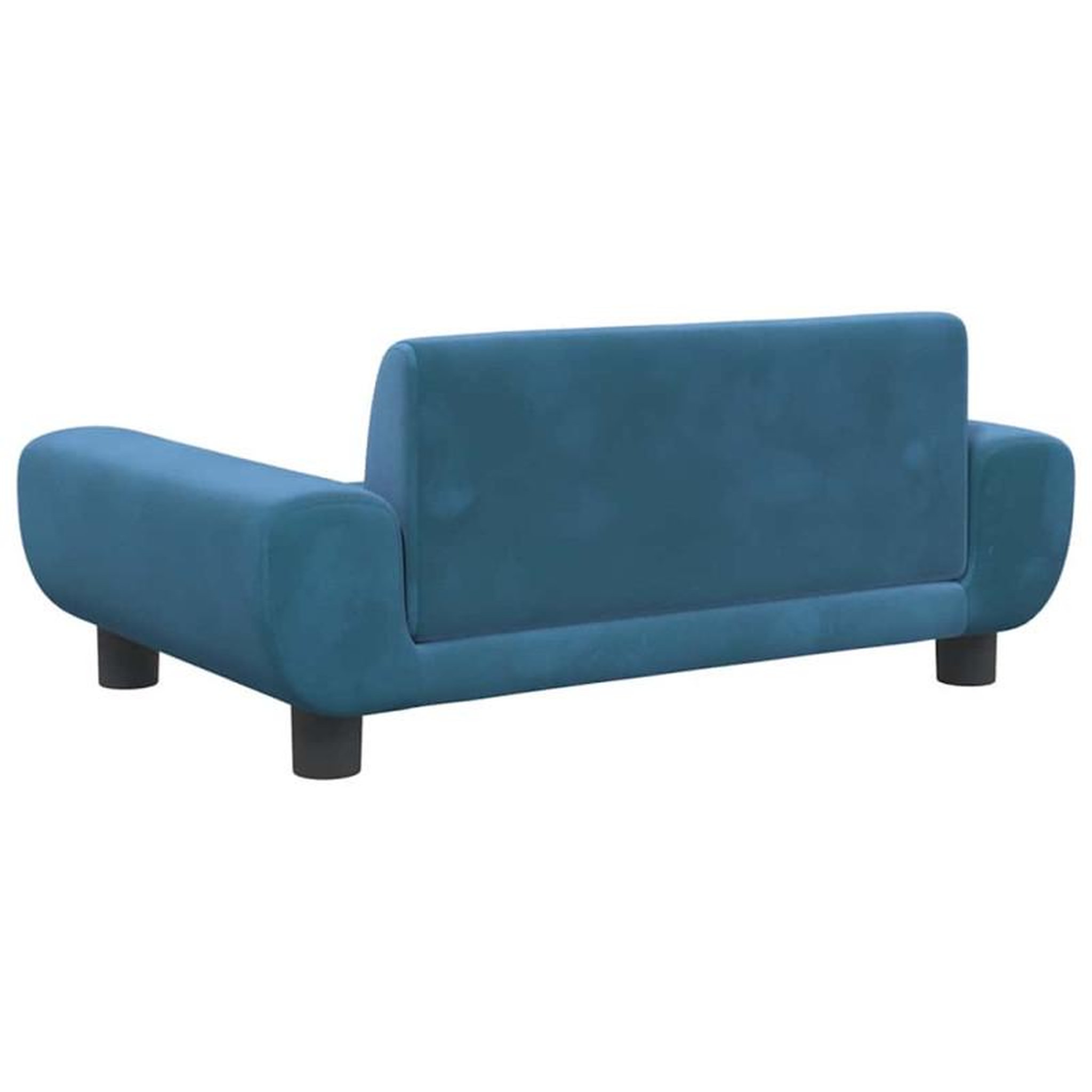 Voir la diapositive 5 : VIDAXL Lit pour chien bleu 70x45x33 cm velours