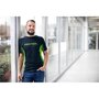 Voir la diapositive 2 : FESTOOL Tee shirt de sport pour homme bleu foncé vert L FESTOOL 204004