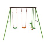 Habitat et Jardin Portique acier  Leo  - 1.96m - 3 agrès