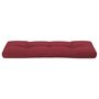 Voir la diapositive 5 : VIDAXL Coussin de palette rouge bordeaux 120x40x12 cm tissu