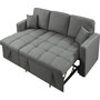 Voir la diapositive 3 : Habitat et Jardin Canapé d'angle convertible/réversible style bubble  Alain  - 3 places - Noir