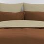Voir la diapositive 3 : Sensei Maison Housse de couette bicolore en percale coton DOZMARY