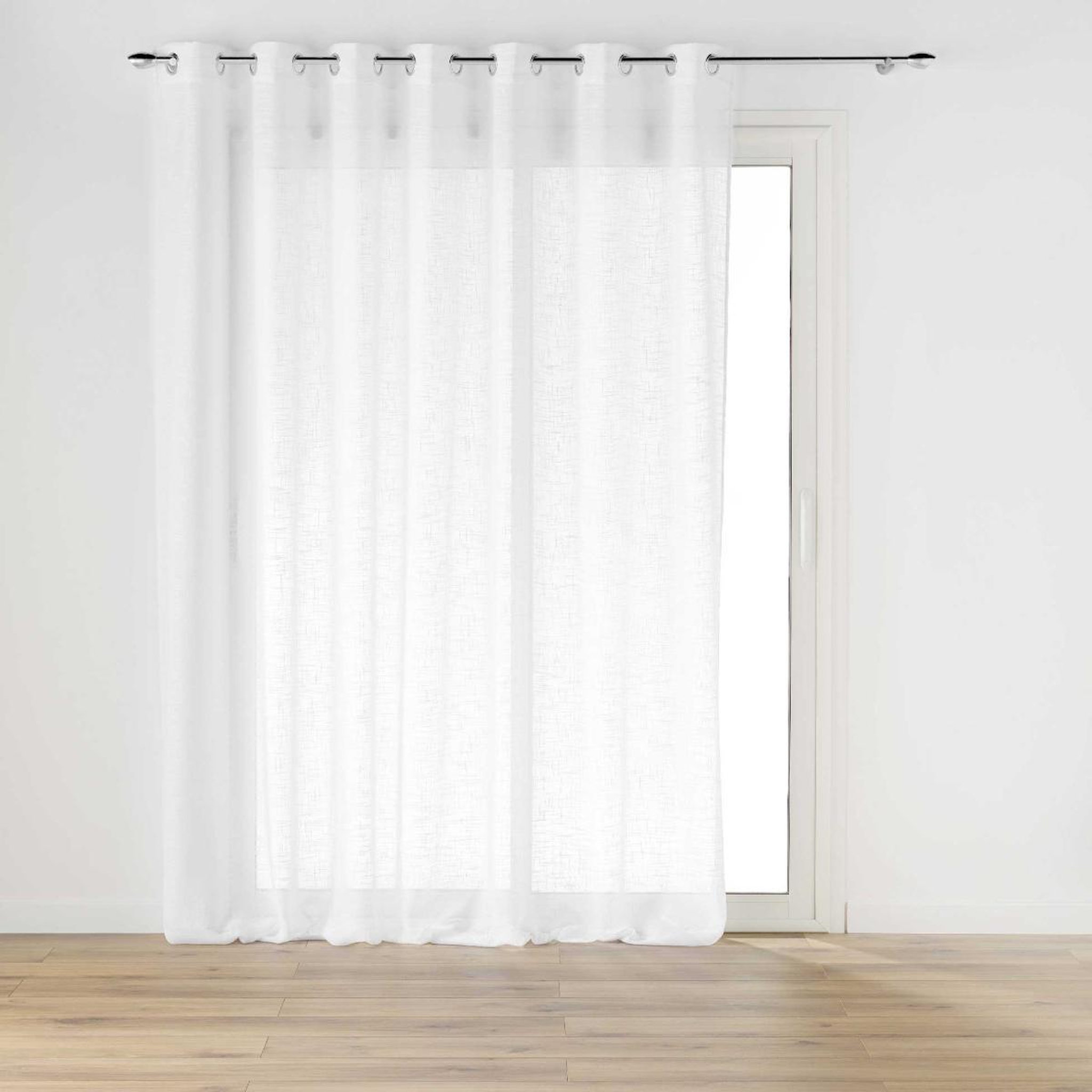 Douceur d'Intérieur Rideau voilage  haltona  240x240cm blanc