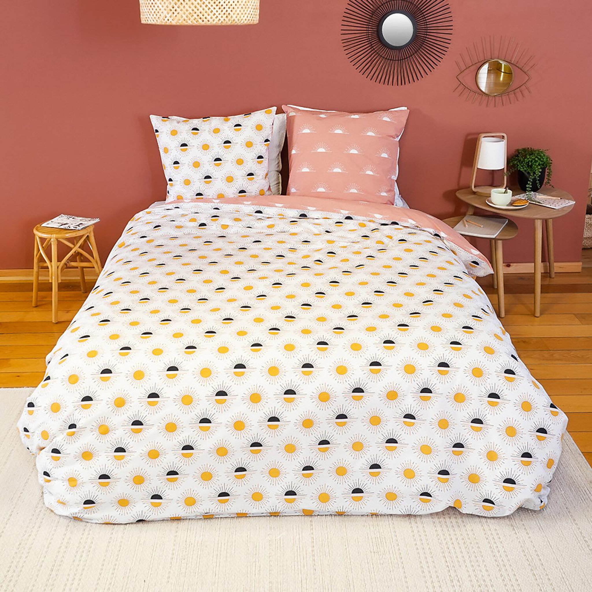 Home collection Parure de couette 3pcs 240x220cm better coton terramea