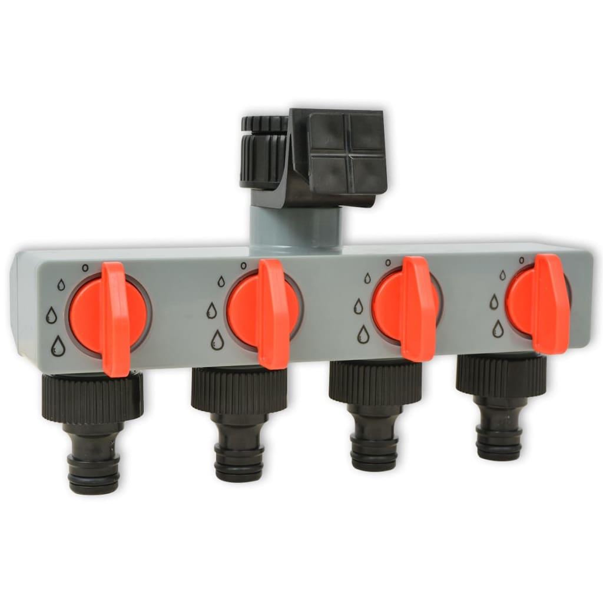 Voir la diapositive 5 : VIDAXL Minuterie automatique d'irrigation avec 4 stations 3 V