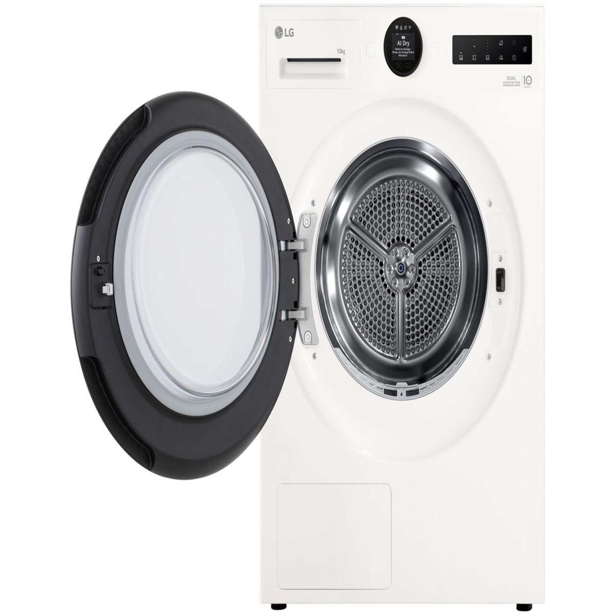 Voir la diapositive 3 : LG Sèche linge pompe à chaleur RH0X76WH 10kg - Capacité géante XXL & Ultra-silencieux & Connecté