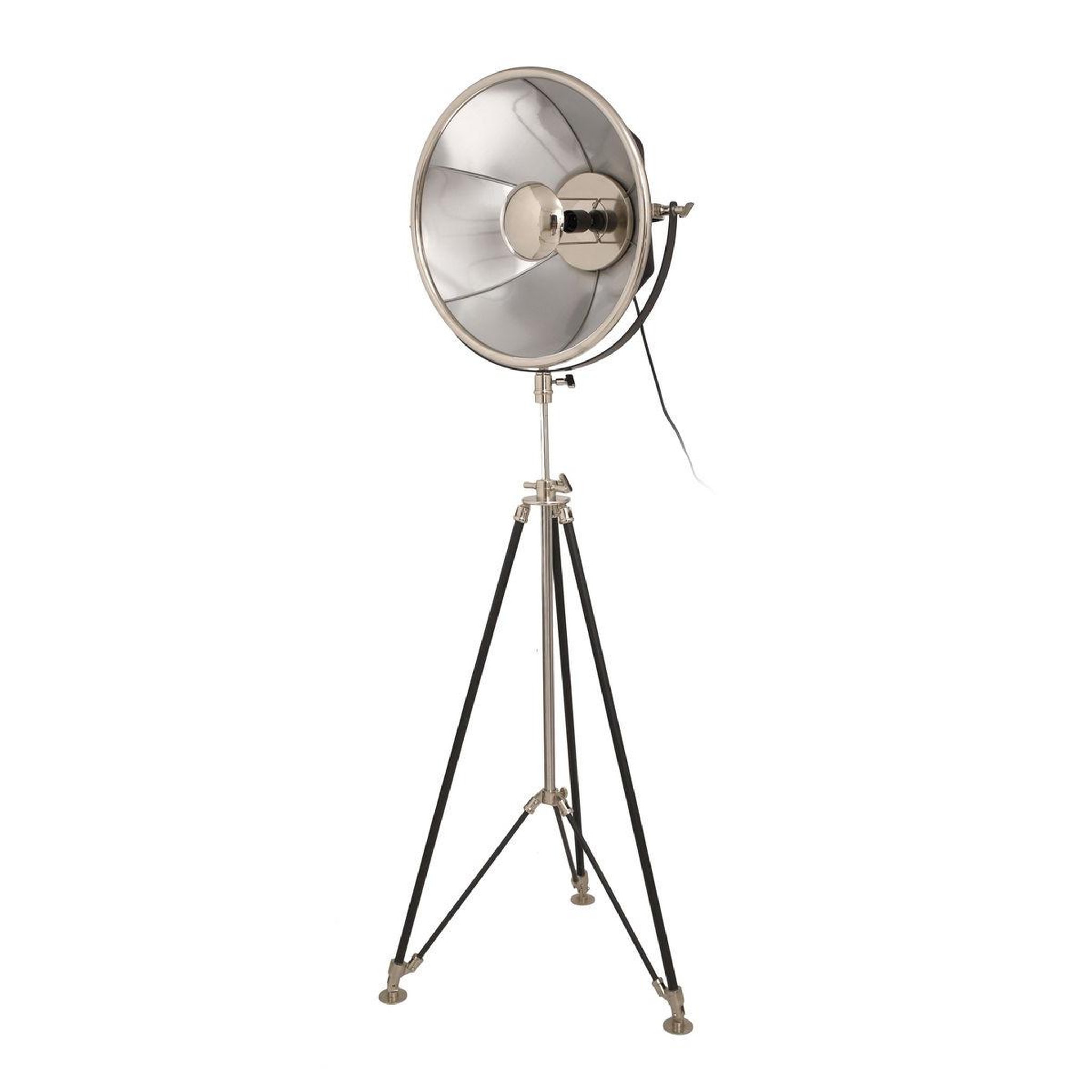 Paris Prix Lampadaire design vintage  bowie  157cm noir & argent