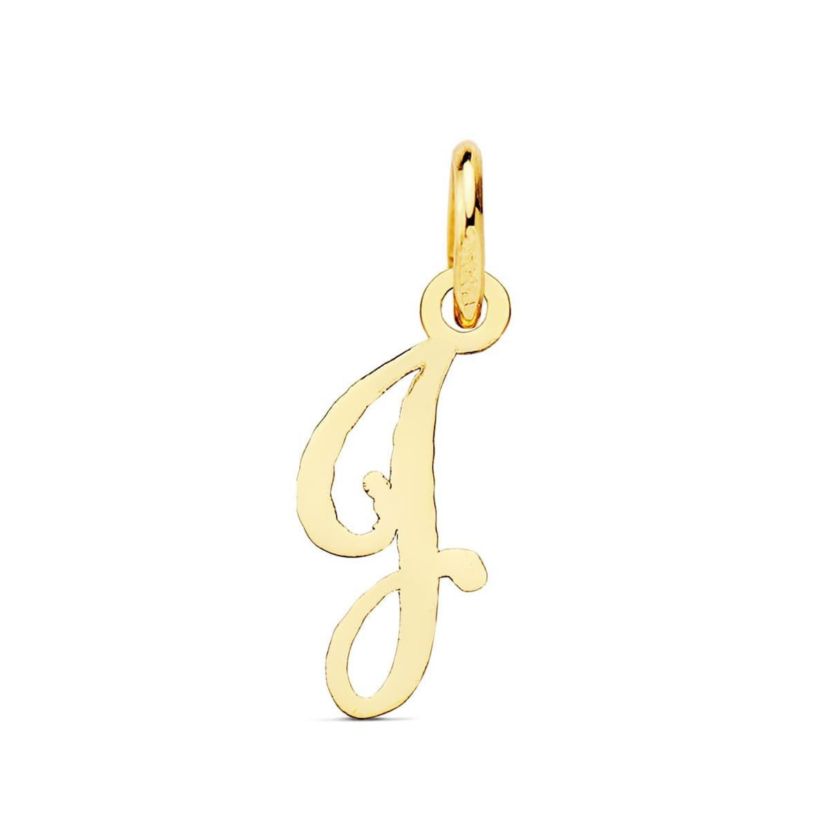 L'ATELIER D'AZUR Pendentif Lettre  J  Or 750 Jaune - Chaine Offerte