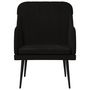 Voir la diapositive 3 : VIDAXL Fauteuil Noir 63x76x80 cm Velours