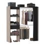 Voir la diapositive 1 : Kit dressing extensible CARGO,1 tiroir, L114-168xH187cm+ rideau