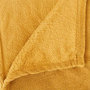 Voir la diapositive 2 : ATMOSPHERA Plaid Polaire  Microfibre  125x150cm Ocre