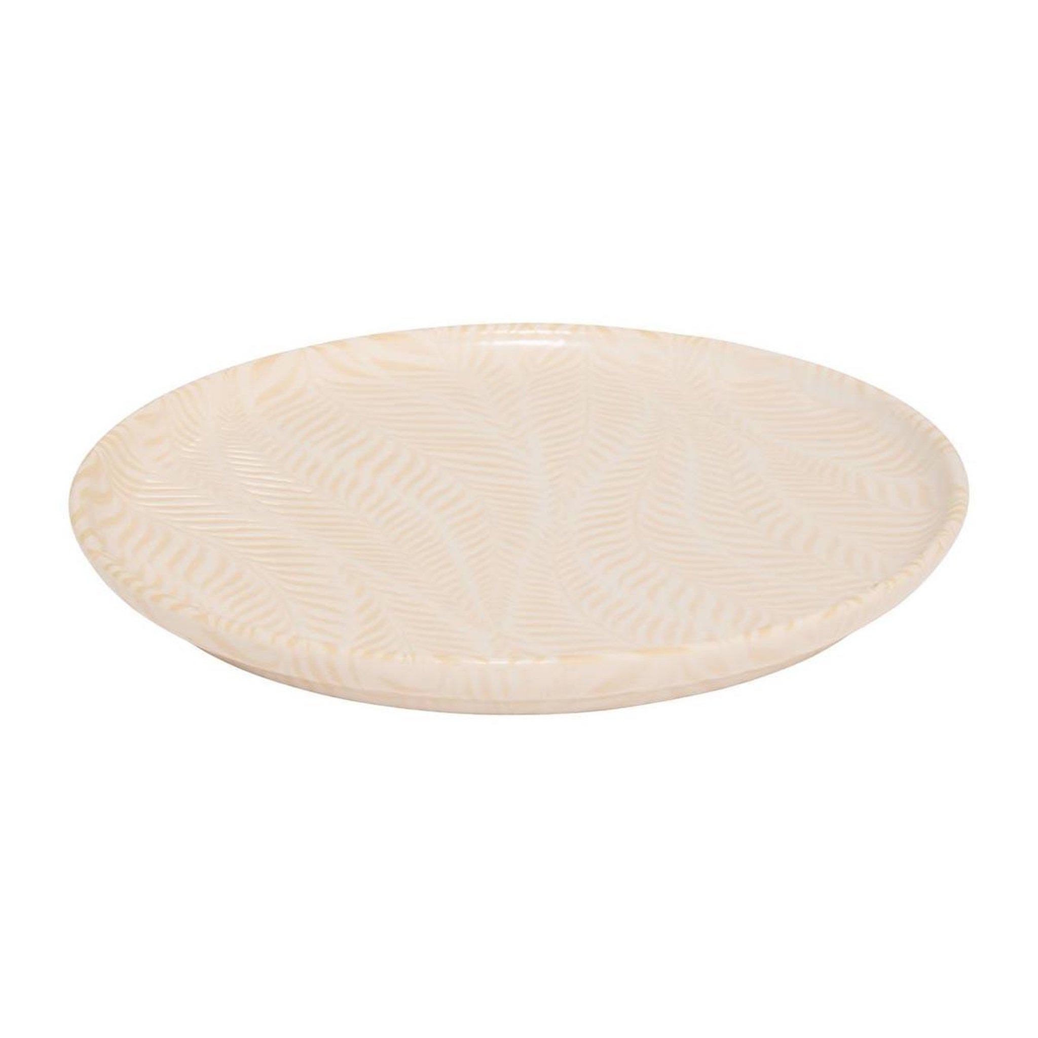 Voir la diapositive 2 : SECRET DE GOURMET Lot de 6 assiettes à dessert  gina  22cm crème