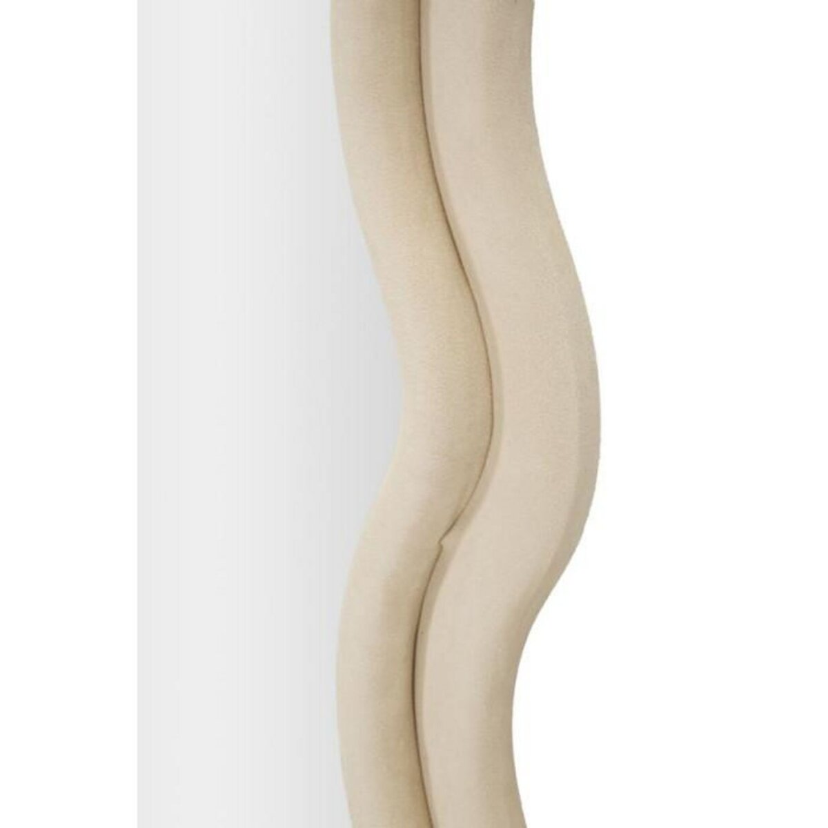 Paris Prix Miroir Mural en Velours  Emily  160cm Crème