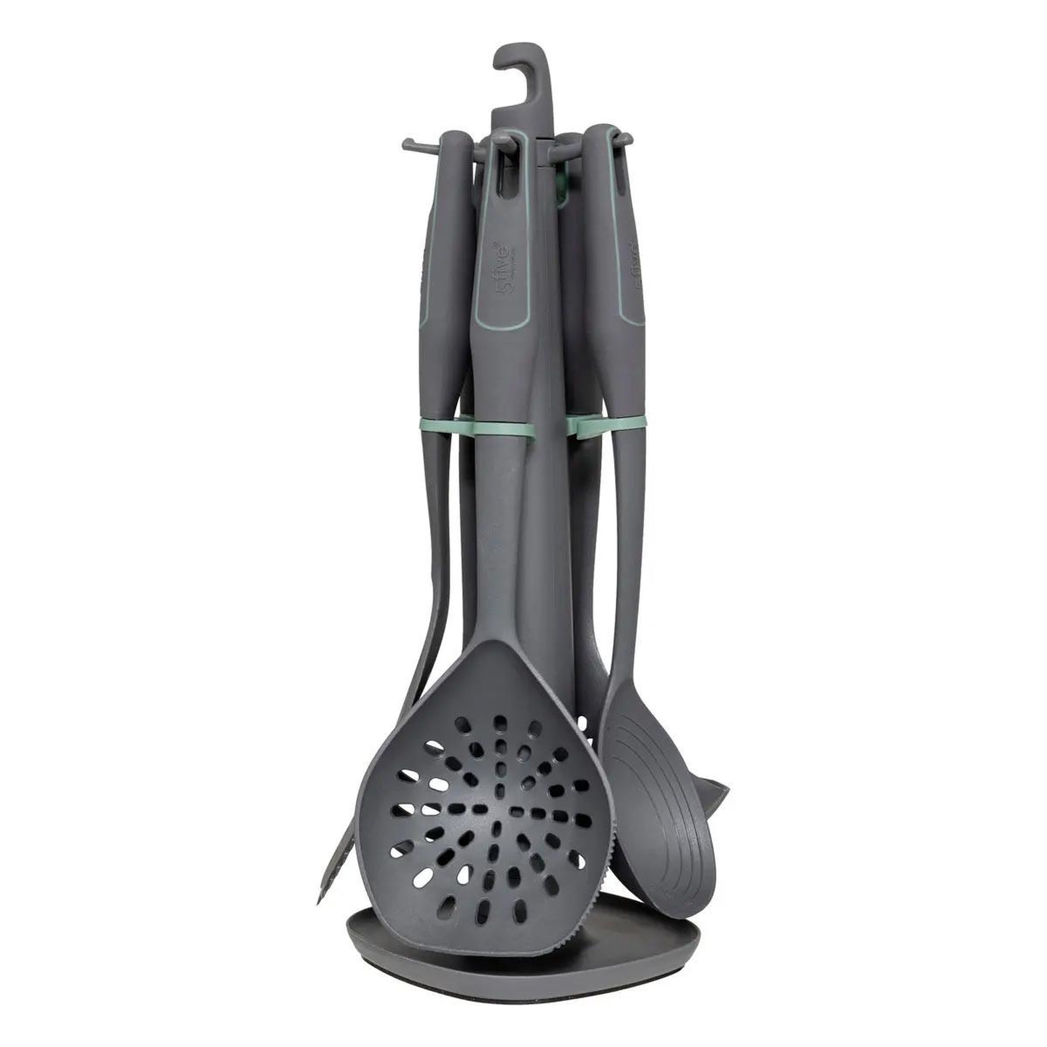 FIVE Lot de 5 ustensiles avec support  néo 2  41cm gris
