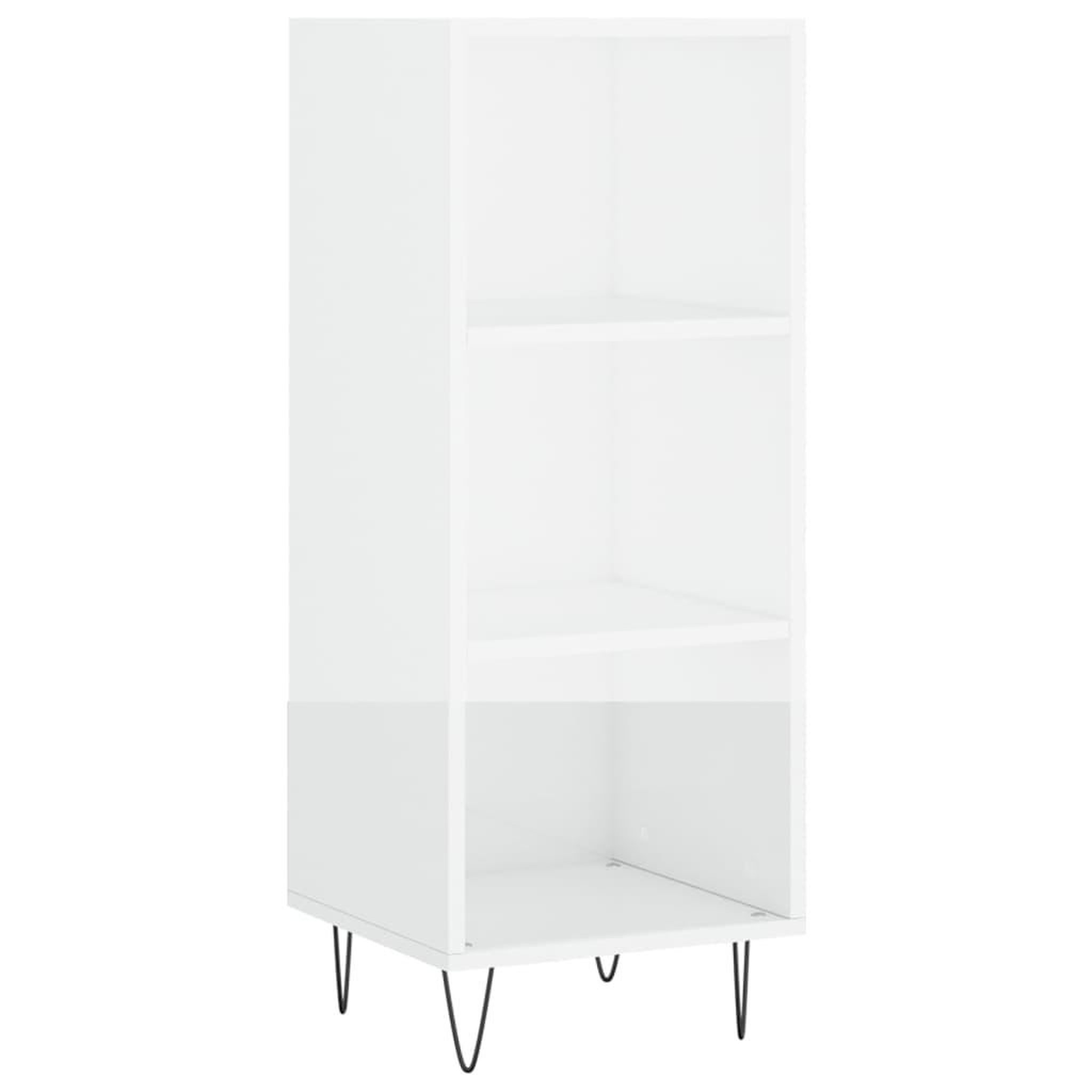 Voir la diapositive 2 : VIDAXL Buffet blanc brillant 34,5x32,5x90 cm bois d'ingenierie