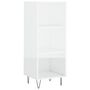 Voir la diapositive 2 : VIDAXL Buffet blanc brillant 34,5x32,5x90 cm bois d'ingenierie