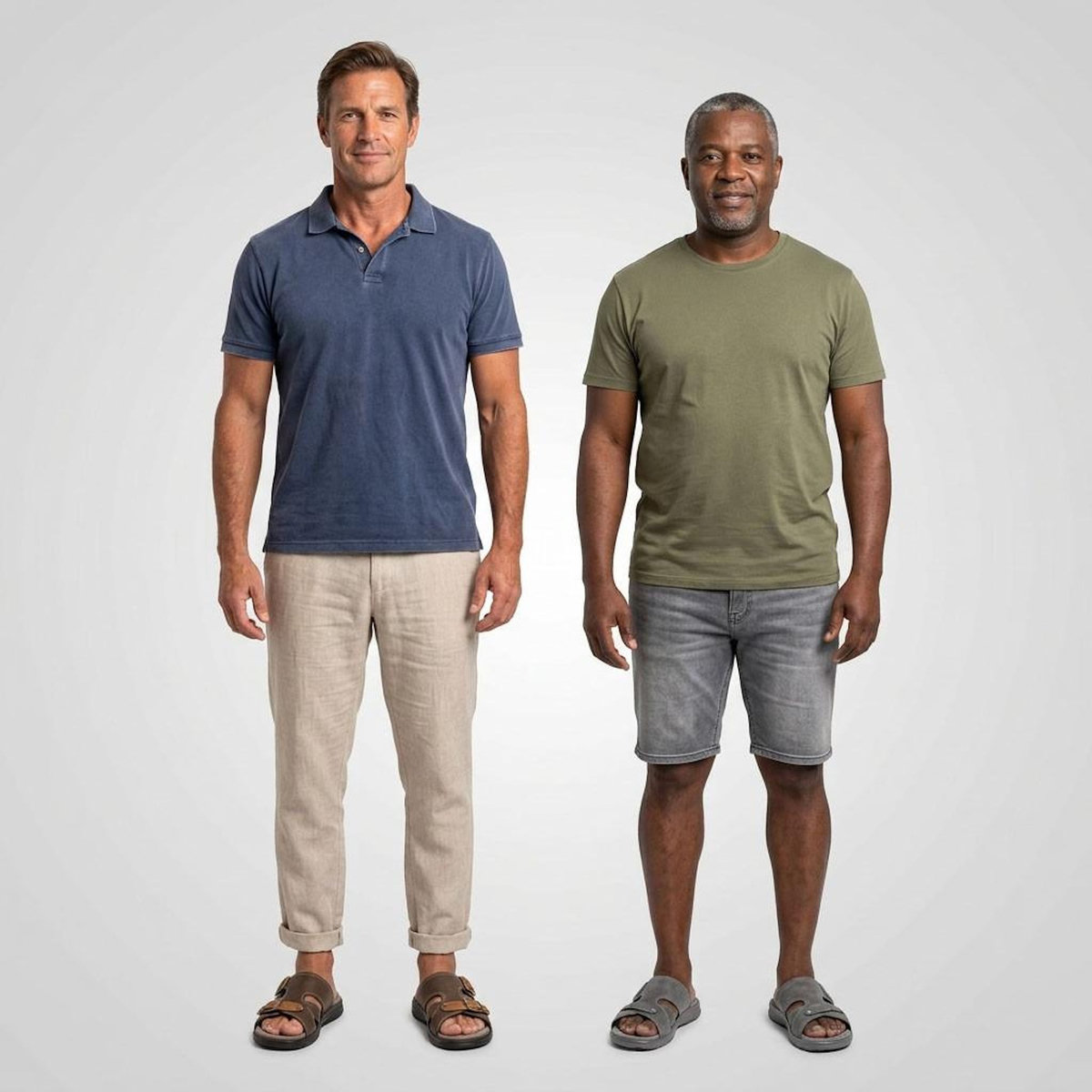 OZABI OZABI Sandales homme croisées confort scratch été