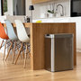 Voir la diapositive 3 : Kitchen move Poubelle de cuisine automatique SILVERLAKE Argent Acier inoxydable 70L