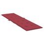 Voir la diapositive 4 : VIDAXL Coussin de chaise de terrasse rouge bordeaux (75+105)x50x4 cm