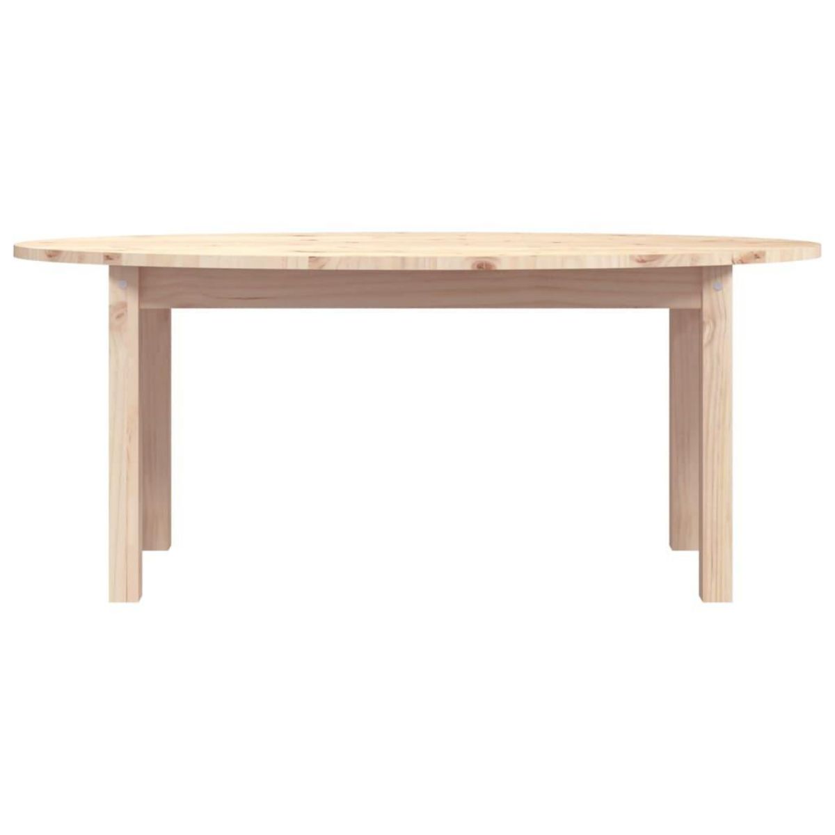 VIDAXL Table basse 110x55x45 cm Bois massif de pin