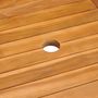 Voir la diapositive 5 : VIDAXL Table de jardin 150x90x75 cm Bois de teck massif