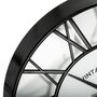 Voir la diapositive 2 : ATMOSPHERA Pendule Murale Vintage  Silence  35cm Noir