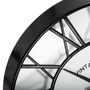 Voir la diapositive 2 : ATMOSPHERA Pendule Murale Vintage  Silence  35cm Noir