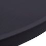 Voir la diapositive 5 : VIDAXL Housses de table extensible 4 pcs 80 cm Anthracite