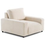 LISA DESIGN Pivoine - fauteuil en velours texturé. Coloris disponibles : Orange, Beige, Jaune, Vert, Bleu, Gris