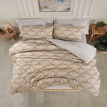 Home collection Parure de lit enfant avec taie(s) en coton polyester Yelpaze. Coloris disponibles : Marron