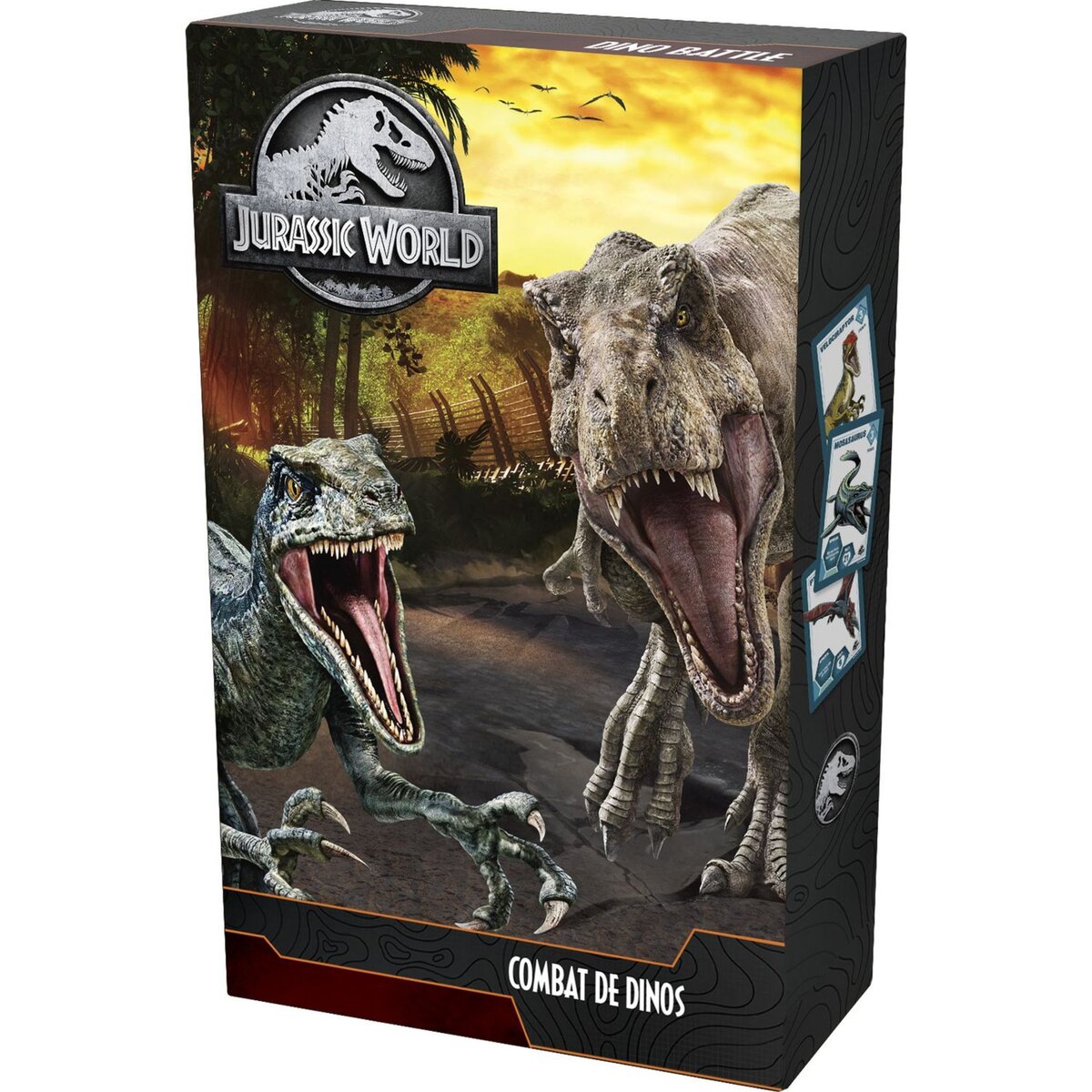 Combat de Dinos Jurassic World Topi Games : King Jouet, Jeux de plateau  Topi Games - Jeux de société
