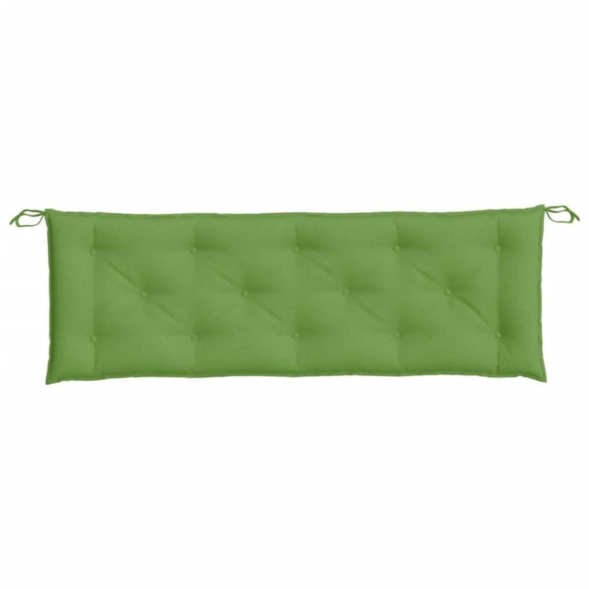 VIDAXL Coussin de banc de jardin vert melange 150x50x7 cm tissu