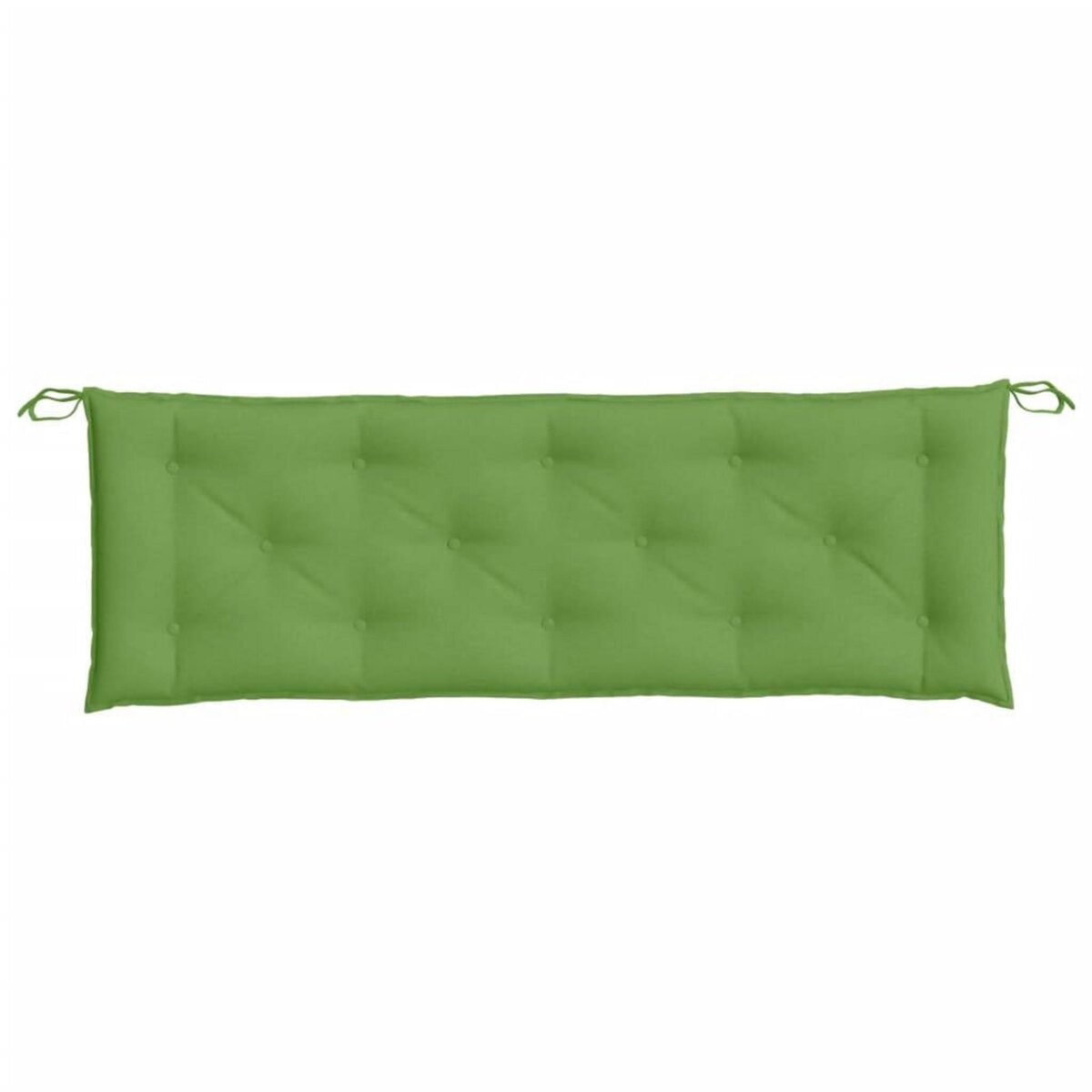 VIDAXL Coussin de banc de jardin vert melange 150x50x7 cm tissu
