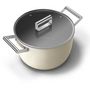 Voir la diapositive 5 : SMEG Faitout diam 26 cm tout feux creme mat