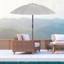Voir la diapositive 2 : OUTSUNNY Parasol inclinable rond avec manivelle métal fibre de verre Ø 2,55 m polyester haute densité gris