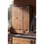 Voir la diapositive 6 : Paris Prix Pack - Lit Enfant, Chevet, Tiroir & Armoire  Alex I  Marron & Noir