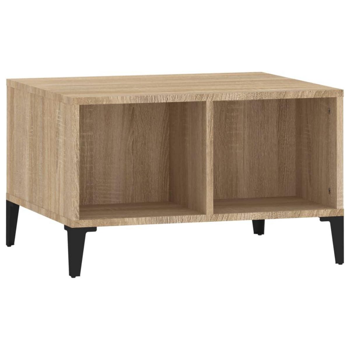VIDAXL Table basse Chene sonoma 60x50x36,5 cm Bois d'ingenierie