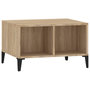 Voir la diapositive 2 : VIDAXL Table basse Chene sonoma 60x50x36,5 cm Bois d'ingenierie