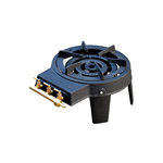 KZ GARDEN Réchaud à Gaz Traiteur 4 pieds 8,6KW 3 Bruleurs Gaz Butane ou Propane Fonte véritable KZ Garden